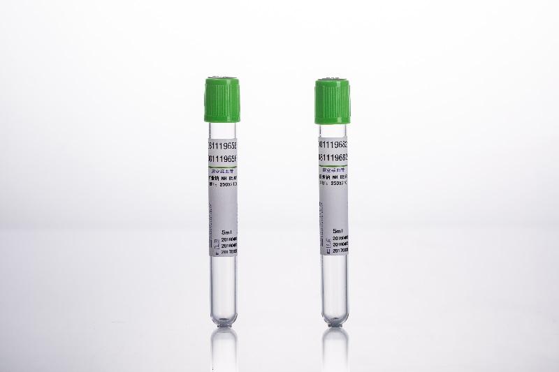 Вакуумна Пробірка, 3 мл, Літій Гепарин, Зелена, 13x75 мм ПЕТ